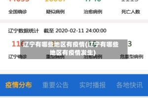 辽宁有哪些地区有疫情(辽宁有哪些地区有疫情发生)