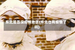 东北是否没疫情地区(东北也有疫情了吗)