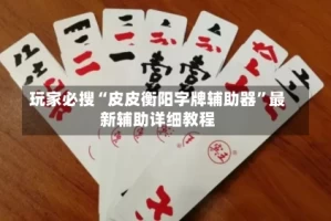 玩家必搜“皮皮衡阳字牌辅助器”最新辅助详细教程
