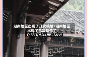 湖南地区出现了几次疫情/湖南地区出现了几次疫情了