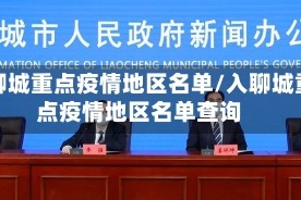 入聊城重点疫情地区名单/入聊城重点疫情地区名单查询