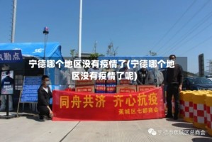 宁德哪个地区没有疫情了(宁德哪个地区没有疫情了呢)