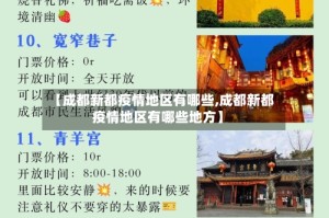 【成都新都疫情地区有哪些,成都新都疫情地区有哪些地方】