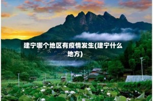 建宁哪个地区有疫情发生(建宁什么地方)
