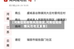 【河南信阳疫情风险地区,河南信阳疫情风险地区最新】