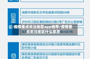 疫情重点关注地区app推荐/疫情重点关注地区什么意思
