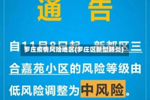 罗庄疫情风险地区(罗庄区新型肺炎)