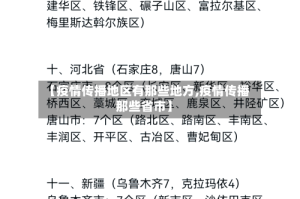 【疫情传播地区有那些地方,疫情传播那些省市】