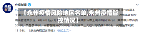【永州疫情风险地区名单,永州疫情管控情况】-第3张图片