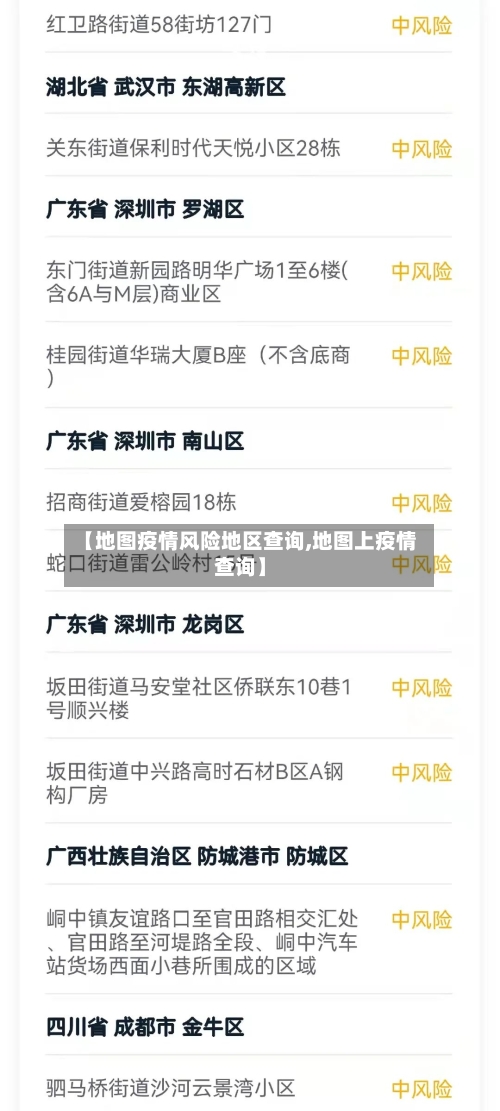 【地图疫情风险地区查询,地图上疫情查询】-第2张图片