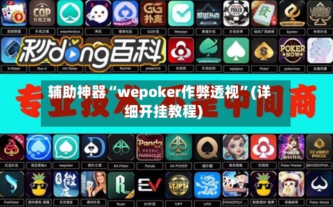 辅助神器“wepoker作弊透视	”(详细开挂教程)-第1张图片
