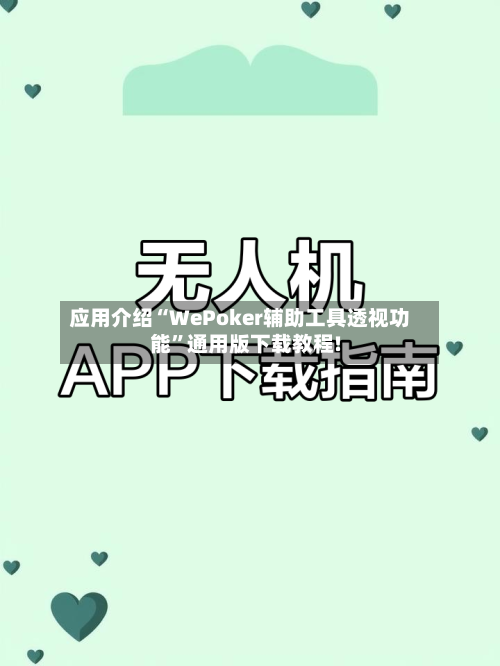 应用介绍“WePoker辅助工具透视功能”通用版下载教程!-第3张图片