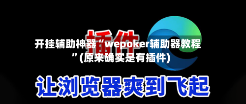 开挂辅助神器“wepoker辅助器教程”(原来确实是有插件)-第1张图片
