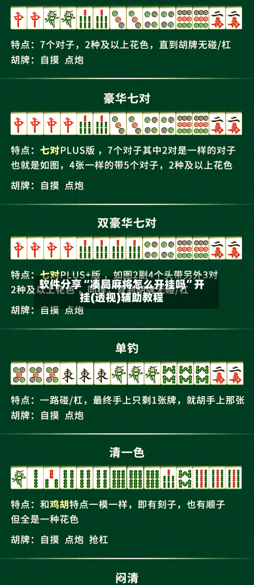 软件分享“凑局麻将怎么开挂吗”开挂(透视)辅助教程-第1张图片