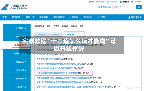 实测教程“十三道怎么玩才能赢	”可以开挂作弊-第2张图片