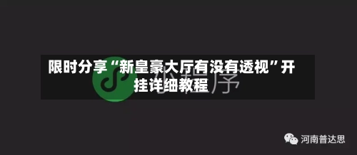 限时分享“新皇豪大厅有没有透视	”开挂详细教程-第2张图片