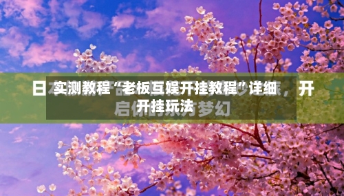 实测教程“老板互娱开挂教程	”详细开挂玩法-第1张图片