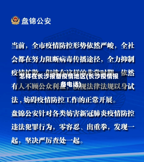 怎样在长沙报备疫情地区(长沙疫情报备电话)-第1张图片