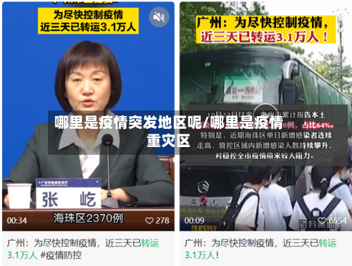 哪里是疫情突发地区呢/哪里是疫情重灾区-第2张图片