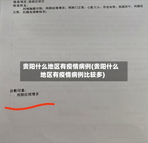 贵阳什么地区有疫情病例(贵阳什么地区有疫情病例比较多)-第3张图片