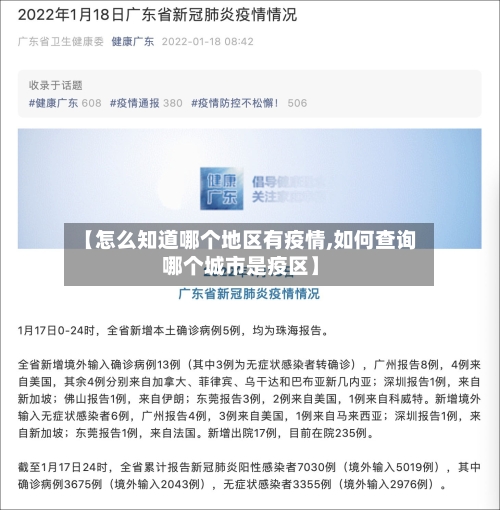 【怎么知道哪个地区有疫情,如何查询哪个城市是疫区】-第3张图片