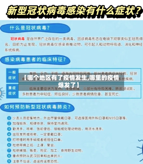 【哪个地区有了疫情发生,哪里的疫情爆发了】-第3张图片