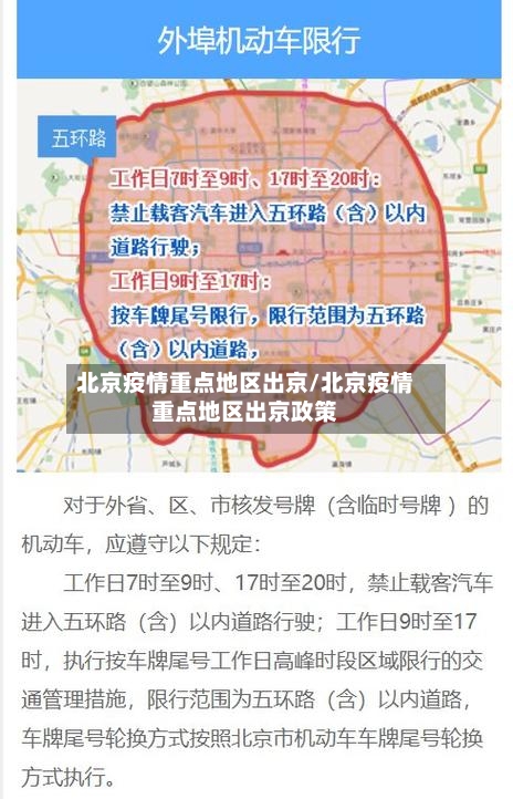 北京疫情重点地区出京/北京疫情重点地区出京政策-第1张图片